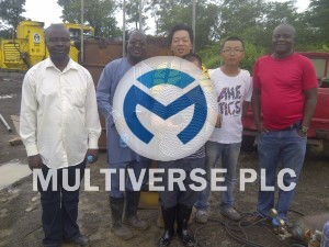 Chinese partners at Abuni site, Nasarawa State-Nigeria. IMG-20131006-01459