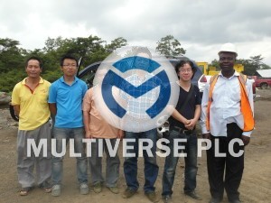Chinese partners at Abuni site, Nasarawa State-Nigeria. SAM_1146